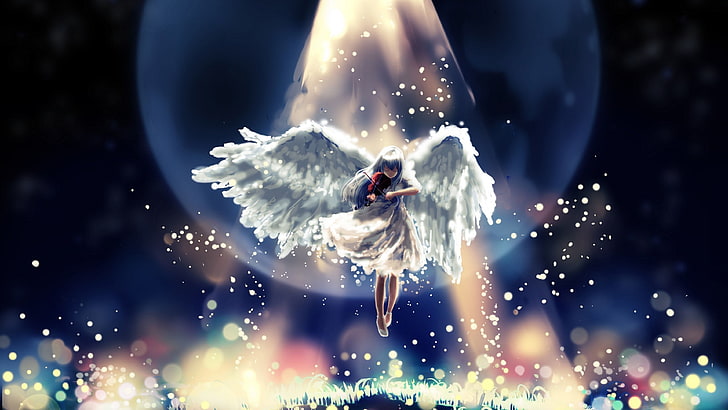 angel 4k awesome picture, HD wallpaper