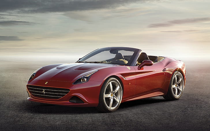 Ferrari California T, Convertible, mobil, Wallpaper HD