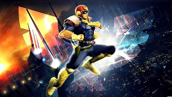 Videospiel, F-Zero, Captain Falcon, HD-Hintergrundbild HD wallpaper