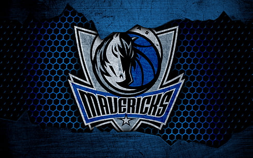 Баскетбол, Даллас Маверикс, Лого, НБА, HD обои HD wallpaper