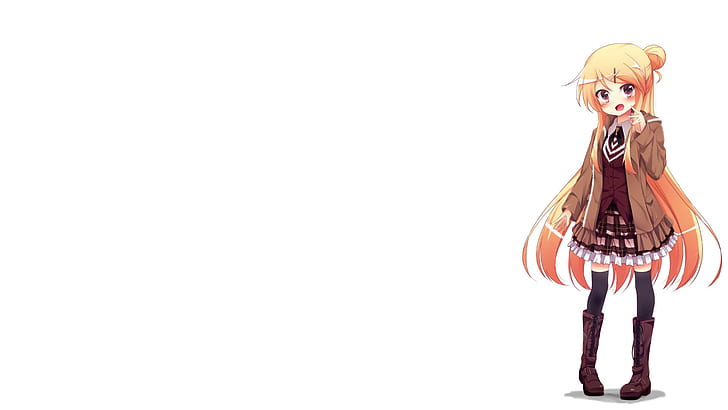 Kin-Iro Mosaic, Kujou Karen, gadis-gadis anime, Wallpaper HD