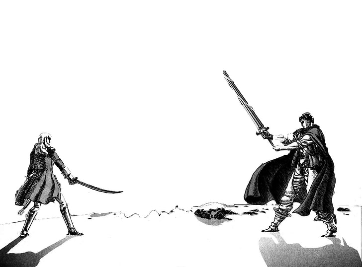 Anime, Berserker, Griffith (Berserker), Guts (Berserker), Manga, HD-Hintergrundbild