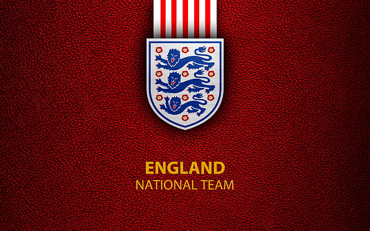 Piłka nożna, reprezentacja Anglii w piłce nożnej, godło, Anglia, logo, Tapety HD