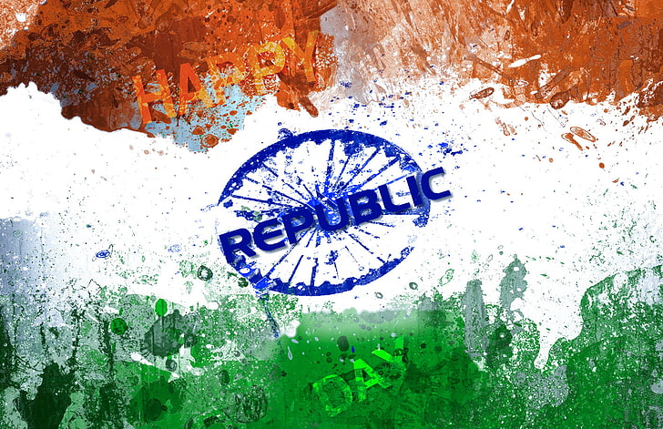 Indiani, Dichiarazione di Indipendenza, India, bandiera, Sfondo HD