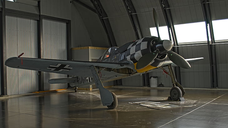 Fw 190, fighter-monoplane, Focke-Wulf, Luftwaffe, Shrike, German single-seater single piston, HD wallpaper