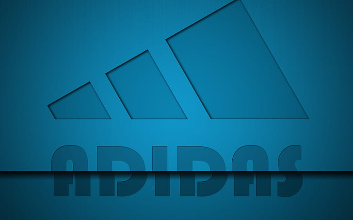Adidas Blue Style, adidas, Wallpaper HD