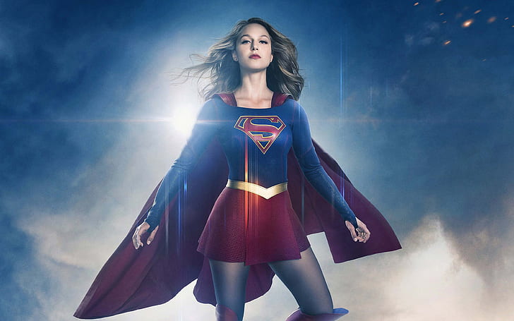 supergirl, melissa benoist, tv-serie, filmer, HD tapet