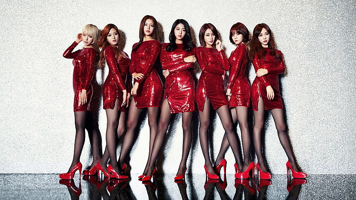 K-pop, AOA, women, singer, HD wallpaper