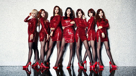 K-pop, AOA, femmes, chanteuse, Fond d'écran HD HD wallpaper