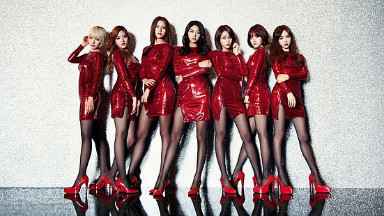 жени, AOA, K-pop, певица, HD тапет HD wallpaper