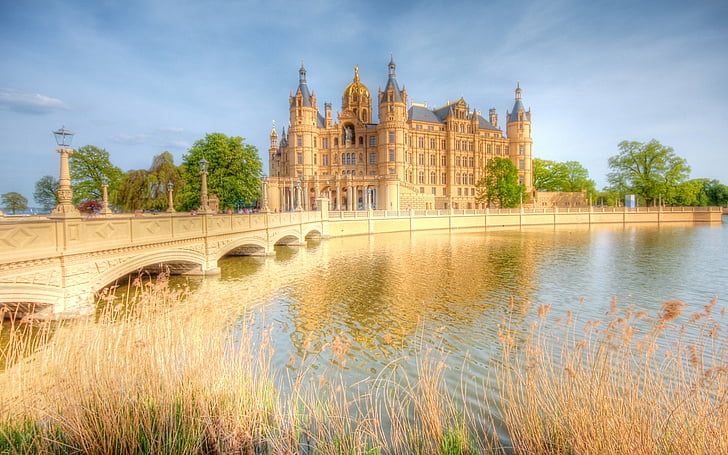 Palaces, Schwerin Palace, HD wallpaper