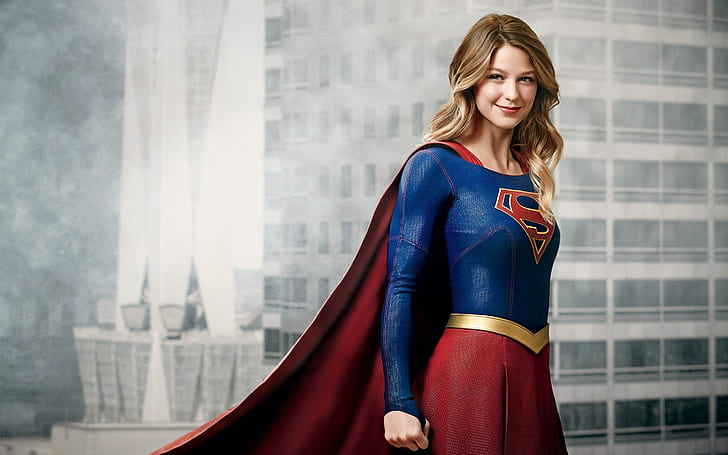 Melissa Benoist sebagai Supergirl, Melissa, Benoist, Supergirl, Wallpaper HD