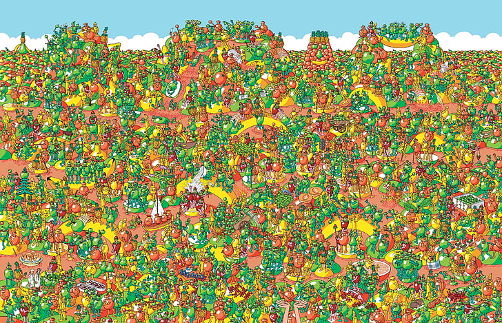 Waldo, caricatura, ¿Dónde está Wally?, Fondo de pantalla HD