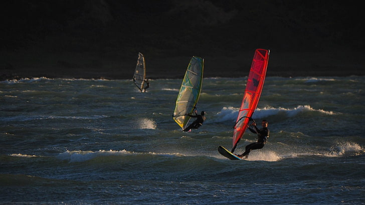 Deportes, windsurf, Fondo de pantalla HD