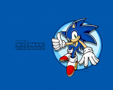 Sonic Sonic The Hedgehog Blue Sega HD, видеоигры, синие, соник, еж, sega, HD обои HD wallpaper