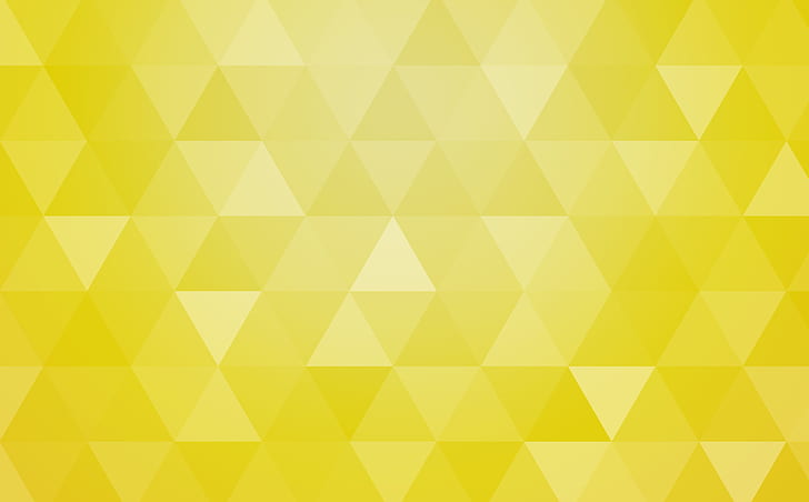 노란색, 추상, 현대, 디자인, 배경, 패턴, 모양, 삼각형, 형상, 형상, 다각형, 마름모, 8 k, 노란색 추상적 인 기하학적 인 삼각형 배경, HD 배경 화면