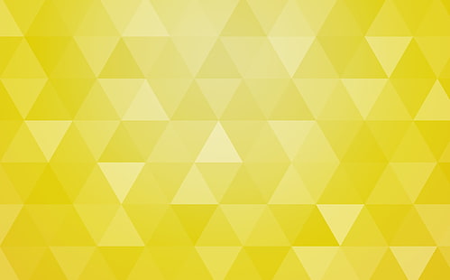 Latar Belakang Segitiga Geometris Kuning Abstrak, Aero, Pola, Kuning, Abstrak, Modern, Desain, Latar Belakang, Pola, Bentuk, Segitiga, Geometri, geometri, poligon, belah ketupat, 8K, Wallpaper HD HD wallpaper