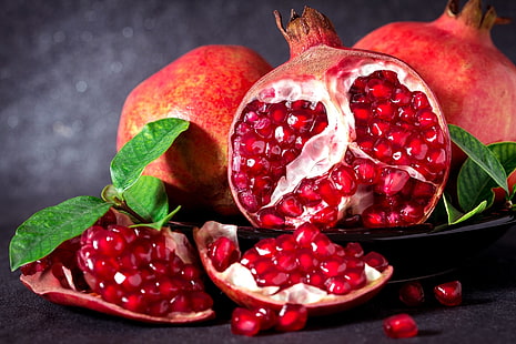 Fruits, Pomegranate, Fruit, HD wallpaper HD wallpaper