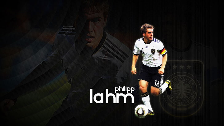 Philipp Lahm illustrazione, Philipp Lahm, FC Bayern, Bundesliga, calcio, Sfondo HD