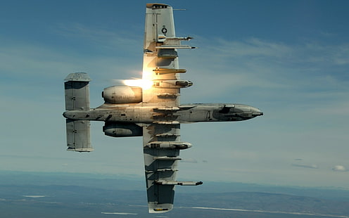 A10, samoloty, wojsko, Fairchild Republic A-10 Thunderbolt II, Tapety HD HD wallpaper