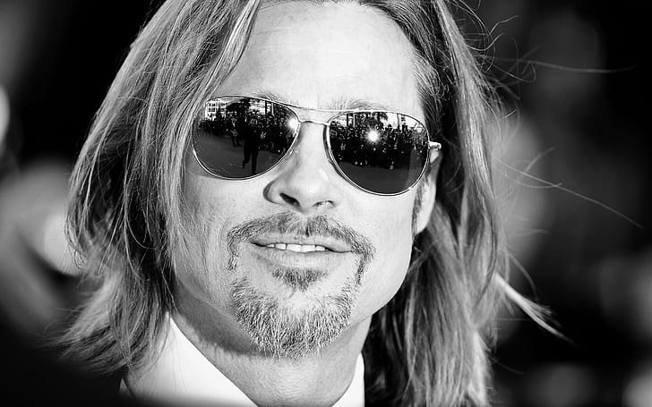 Brad Pitt Long Hairstyle Photoshoot, HD wallpaper | Wallpaperbetter