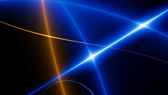 blaue Tapete, Strahlen, Licht, Linie, Hintergrund, Farbe, HD-Hintergrundbild HD wallpaper