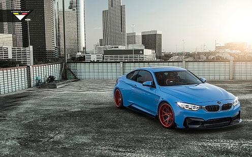 Vorsteiner, BMW, BMW M4, BMW M4 GTRS4, ​​auto blu, Sfondo HD HD wallpaper