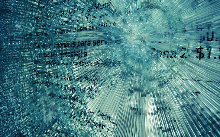 Broken, glass, Shattered, HD wallpaper