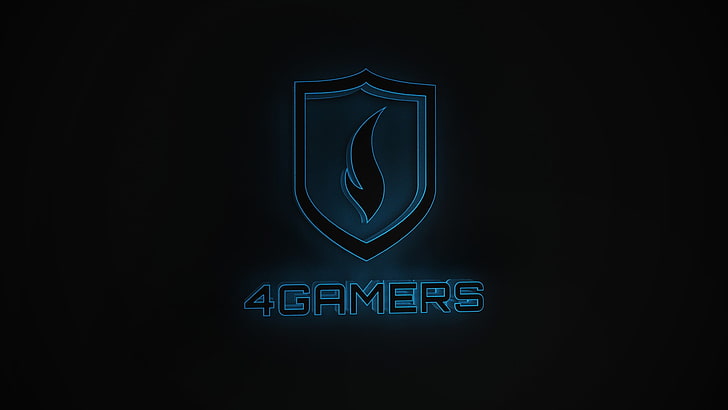 4 Gamers logo ، 4Gamers ، الشعار، خلفية HD