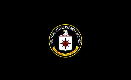 CIA編集ロゴ、エアロ、ブラック、 HDデスクトップの壁紙 HD wallpaper