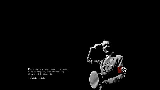 سترة بدلة رمادية اللون للرجال ، متفرقات ، اقتباس ، هتلر، خلفية HD HD wallpaper