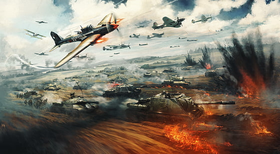 8K, Panzer, Flugzeuge, War Thunder, HD-Hintergrundbild HD wallpaper