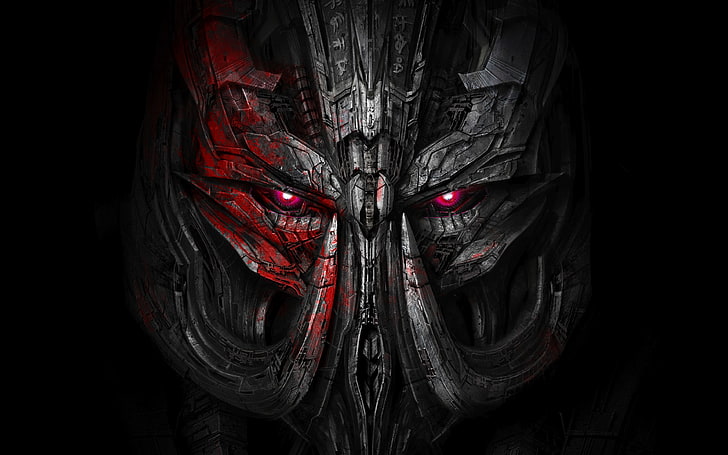 Megatron Transformers The Last Knigh, gray and black monster face wallpaper, Movies, Hollywood Movies, hollywood, HD wallpaper