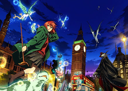 Anime, Oblubienica starożytnego maga, Chise Hatori, Elias Ainsworth, Tapety HD HD wallpaper