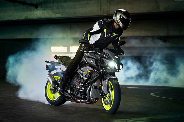 sepeda terbaik, sportbike, Yamaha FZ 10, Wallpaper HD