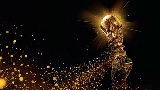 FIFA World Cup Trophy, fifa, world cup, trophy, HD wallpaper HD wallpaper