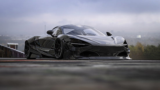 auto, veicolo, Rostislav Prokop, concept art, McLaren, McLaren 720S, Sfondo HD HD wallpaper
