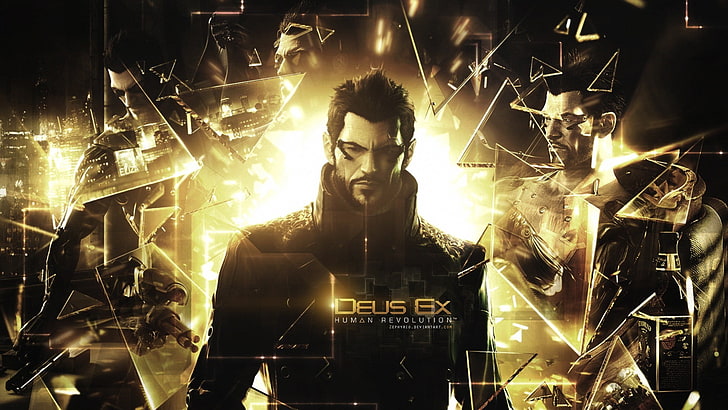 Pudełko DVD z Władcą Pierścieni, Deus Ex: Human Revolution, gry wideo, Tapety HD