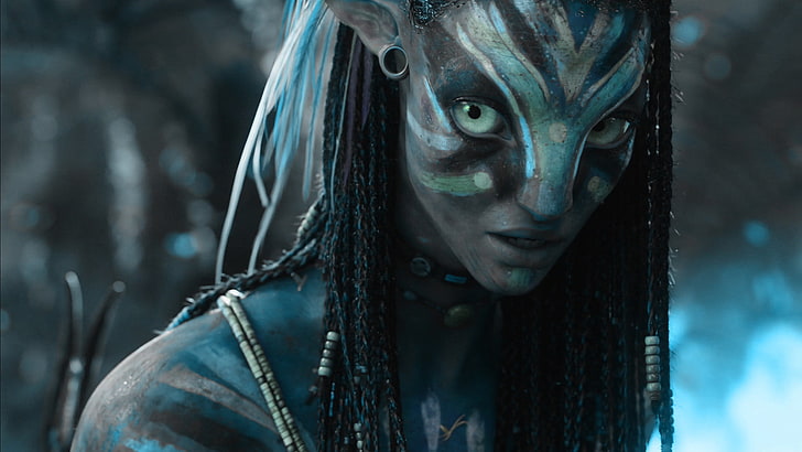 Film Avatar encore capture d'écran, avatar, Neytiri, na'vi, Fond d'écran HD
