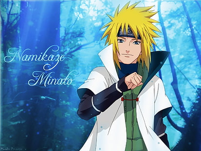Illustration de Naruto Namikaze Minato, Anime, Naruto, Homme, Minato Namikaze, Fond d'écran HD HD wallpaper