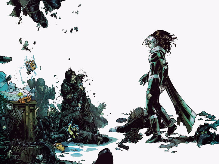 X-men HD, grey female character illustration, comics, x, men, HD wallpaper
