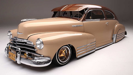 lowrider, автомобиль, Chevrolet Fleetline, винтажный автомобиль, автомобиль, автомобиль на заказ, Chevrolet, классический, классический автомобиль, Fleetline, 1947, антикварный автомобиль, HD обои HD wallpaper