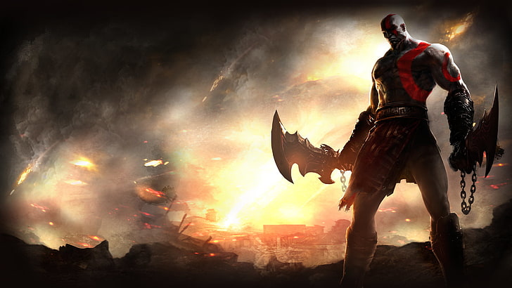 Kratos of Gods of War digital wallpaper, God of War, Kratos, video games, God of War: Ghost of Sparta, HD wallpaper