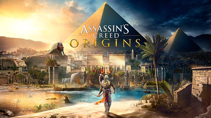 4K, 8K, Египет, Assassins Creed: Произход, HD тапет