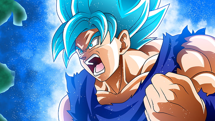 Goku blue HD wallpapers free download | Wallpaperbetter