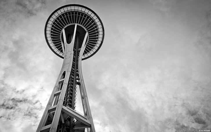 วอลล์เปเปอร์ธีม Seattle Space Needle-Windows, Space Needle tower, วอลล์เปเปอร์ HD