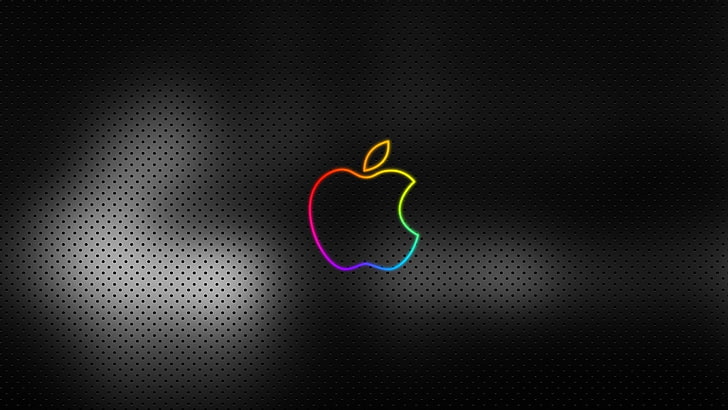 Apple, Mac, Tło, Kropki, Kolorowe, Tapety HD