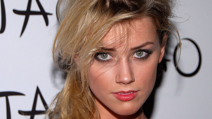 Actrices, Amber Heard, Fond d'écran HD