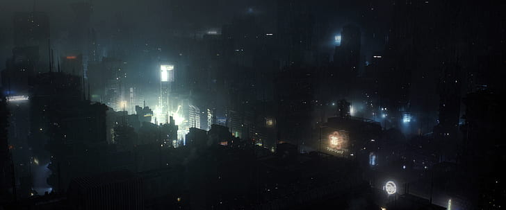 Bladerunner, Blade Runner 2049, киберпанк, HD обои