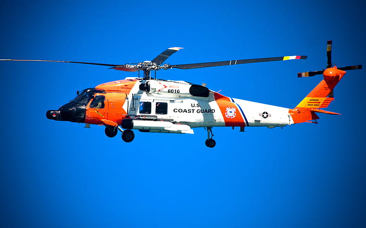 Helikopter Straży Przybrzeżnej, helikopter, Tapety HD